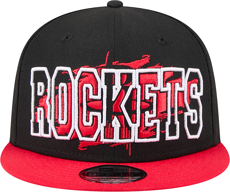 Men's Houston Rockets New Era 9FIFTY Splatter Adjustable Cap