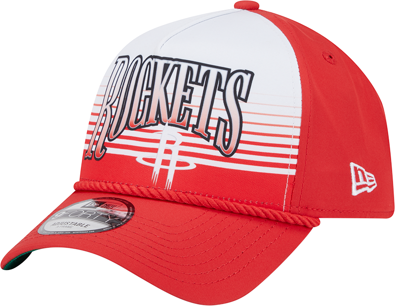 Men's Houston Rockets New Era 9FORTY A-Frame Gradient Adjustable Cap