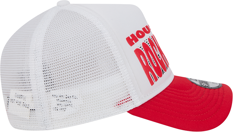 Youth Houston Rockets New Era 9FORTY A-Frame Team Printed Adjustable Cap