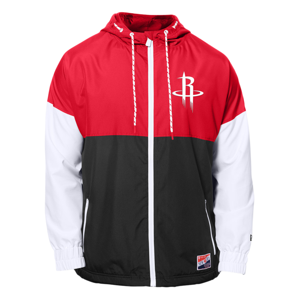 Men's Houston Rockets New Era Apparel Throwback Windbreaker