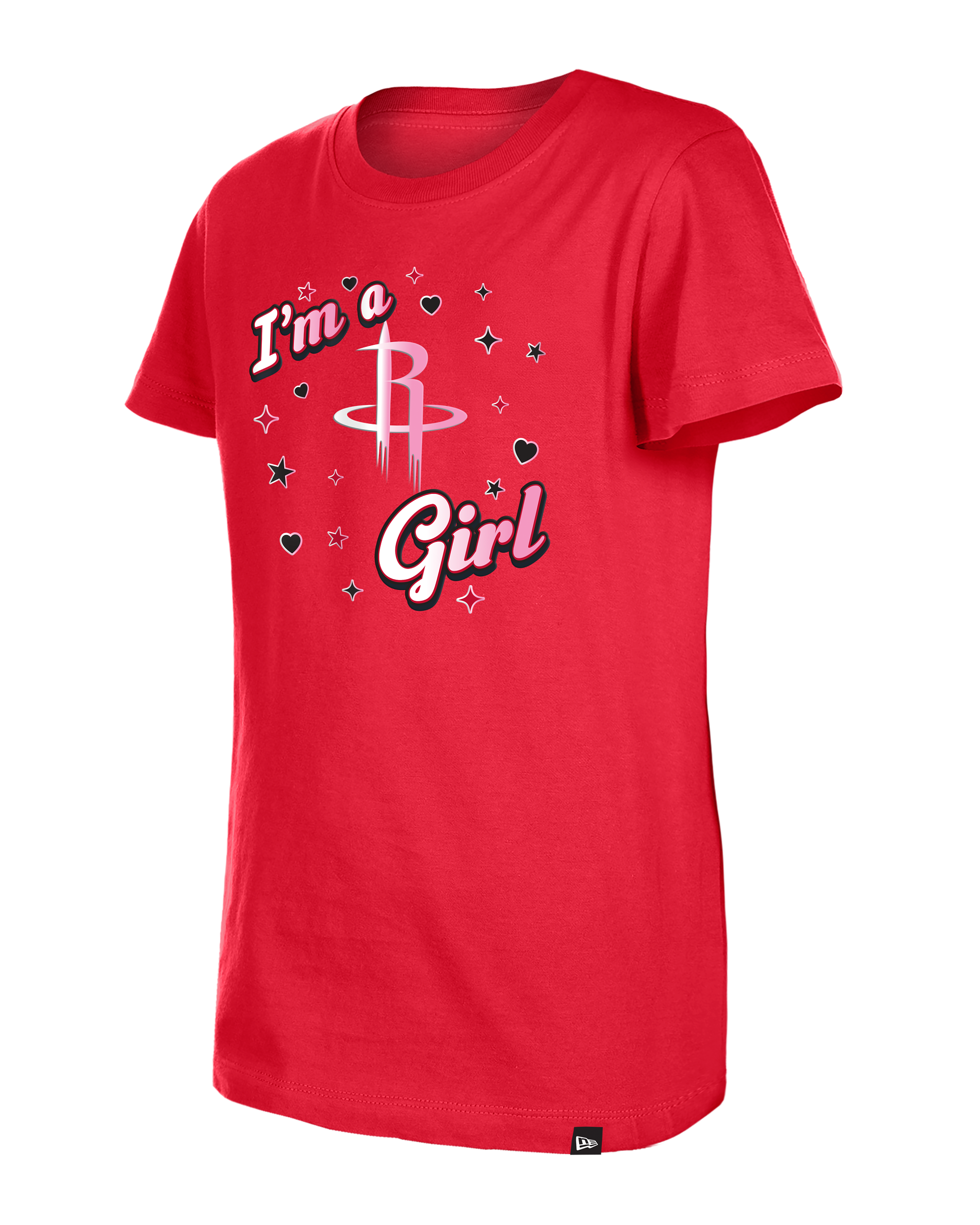 Youth Girl's Houston Rockets New Era I'm a Rockets Girl T-Shirt