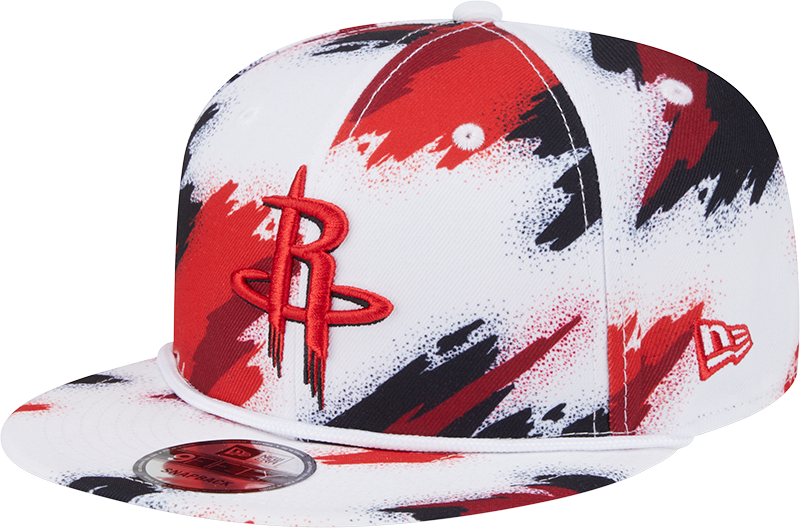 Men's Houston Rockets New Era 9FIFTY Paint Adjustable Cap