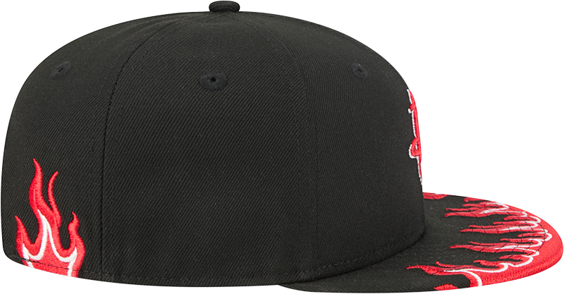 Youth Houston Rockets New Era 9FIFTY Flame Adjustable Cap