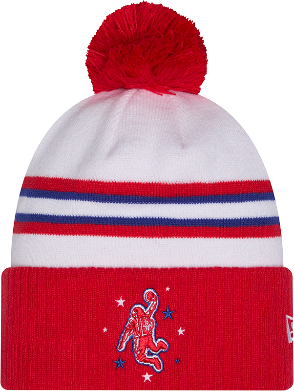 Houston Rockets New Era City Editon Pom Knit Beanie