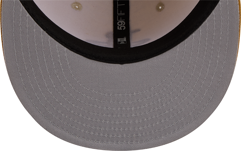 Men's Houston Rockets New Era 59FIFTY Color Pack Fitted Cap (Cream)