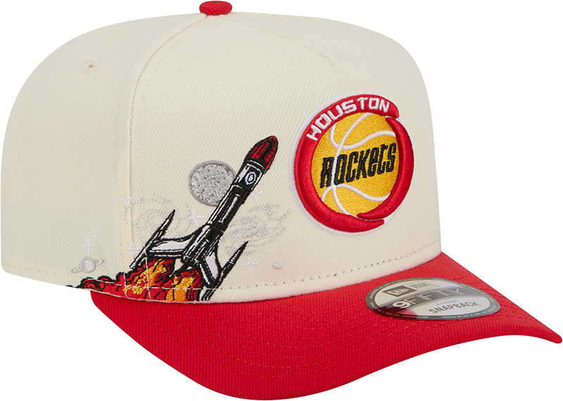 Men's Houston Rockets New Era HWC 9FIFTY A-Frame Adjustable Cap