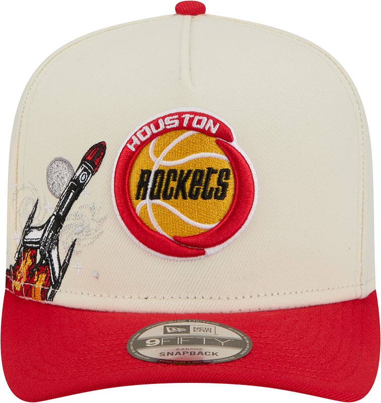 Men's Houston Rockets New Era HWC 9FIFTY A-Frame Adjustable Cap