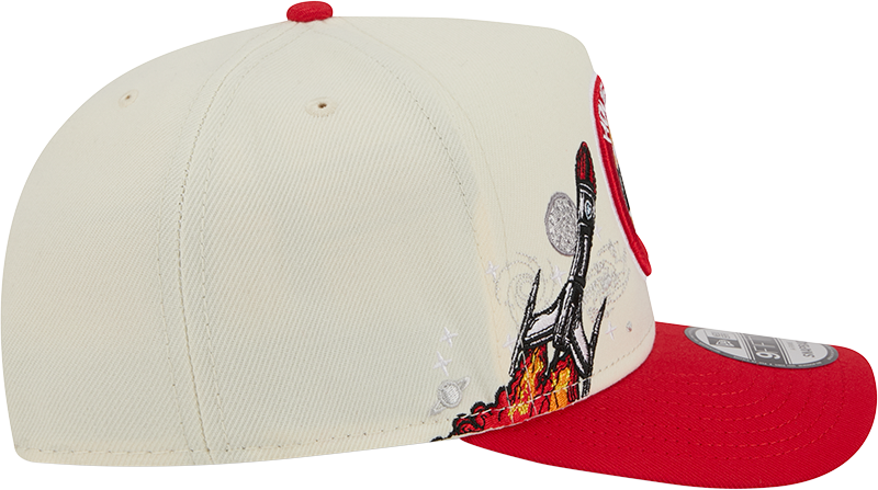 Men's Houston Rockets New Era HWC 9FIFTY A-Frame Adjustable Cap