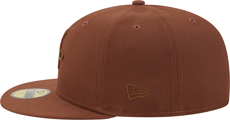 Men's Houston Rockets New Era 59FIFTY Color Pack Fitted Cap (Brown)-4