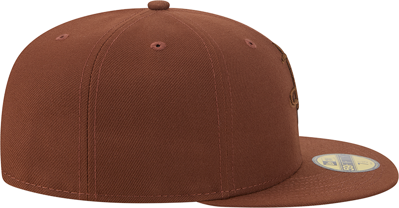 Men's Houston Rockets New Era 59FIFTY Color Pack Fitted Cap (Brown)-6