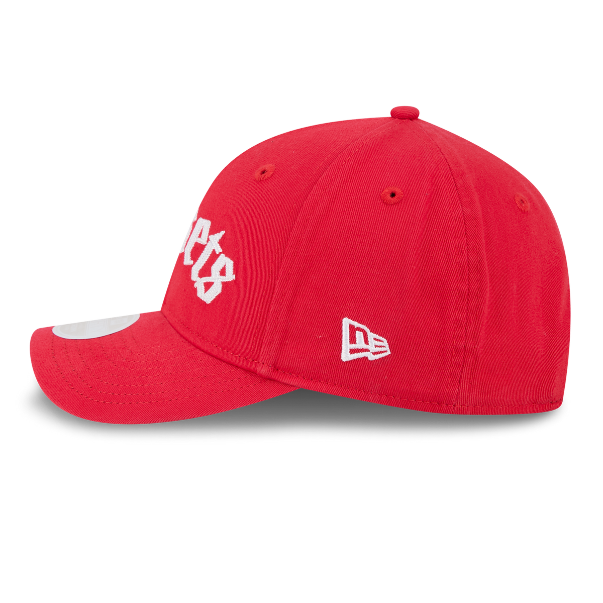 Women's Houston Rockets New Era 9FORTY M-Crown Gothic Font Adjustable Cap-3