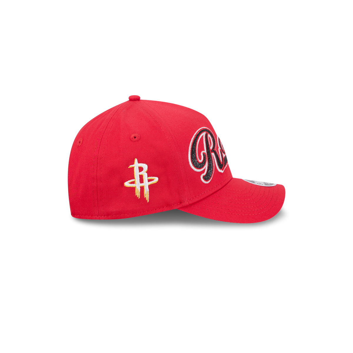 Youth Girl's Houston Rockets New Era 9FORTY A-Frame Glitz Adjustable Cap-5