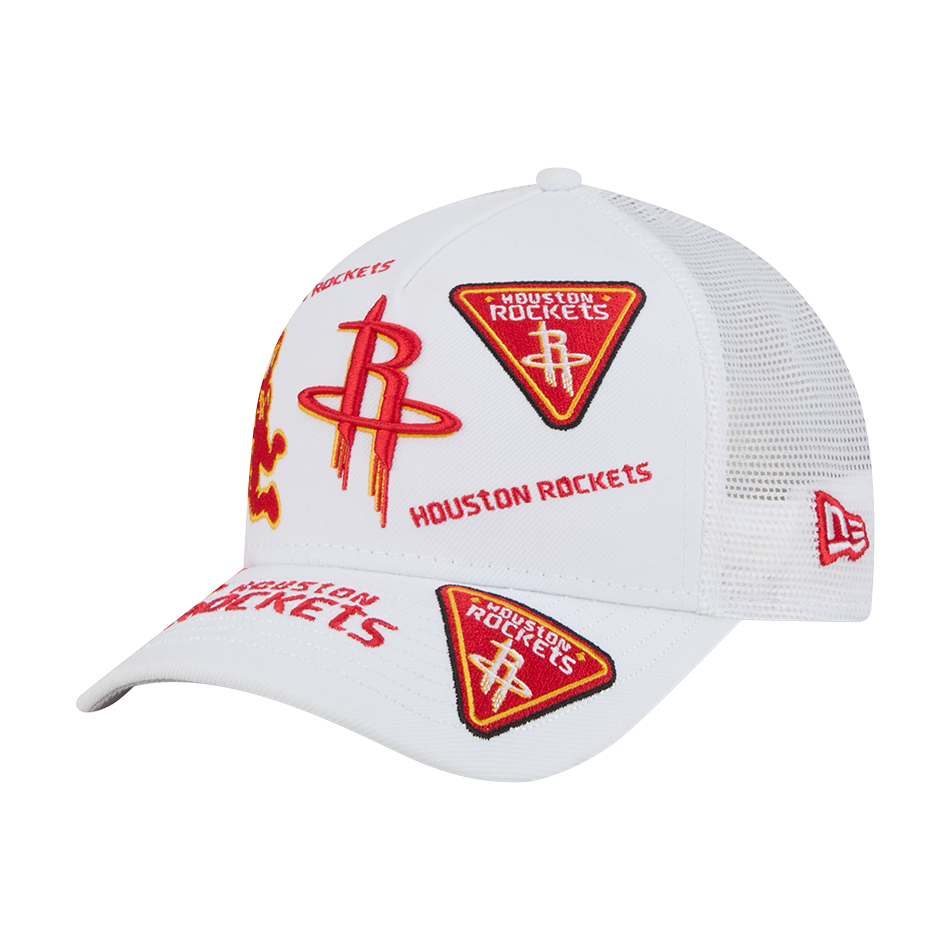 Men's Houston Rockets New Era 9FORTY M-Crown All Over Adjustable Cap