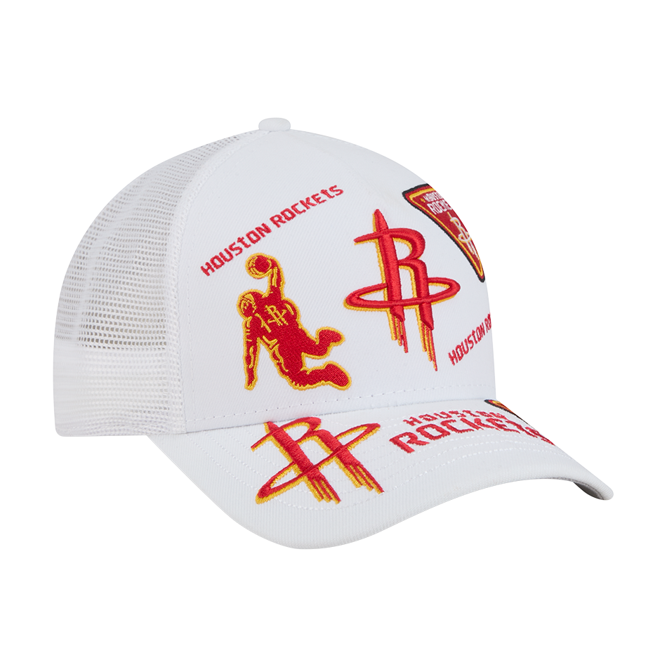 Men's Houston Rockets New Era 9FORTY M-Crown All Over Adjustable Cap-2