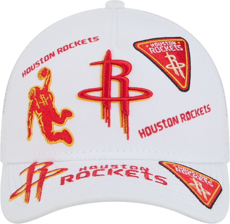 Men's Houston Rockets New Era 9FORTY M-Crown All Over Adjustable Cap-3