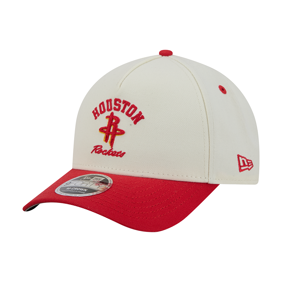 Men's Houston Rockets New Era 9FORTY M-Crown A-Frame Arch Adjustable Cap-1