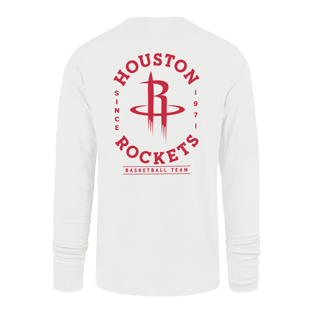 Men's Houston Rockets '47 Fall Back Franklin Long-Sleeve T-Shirt