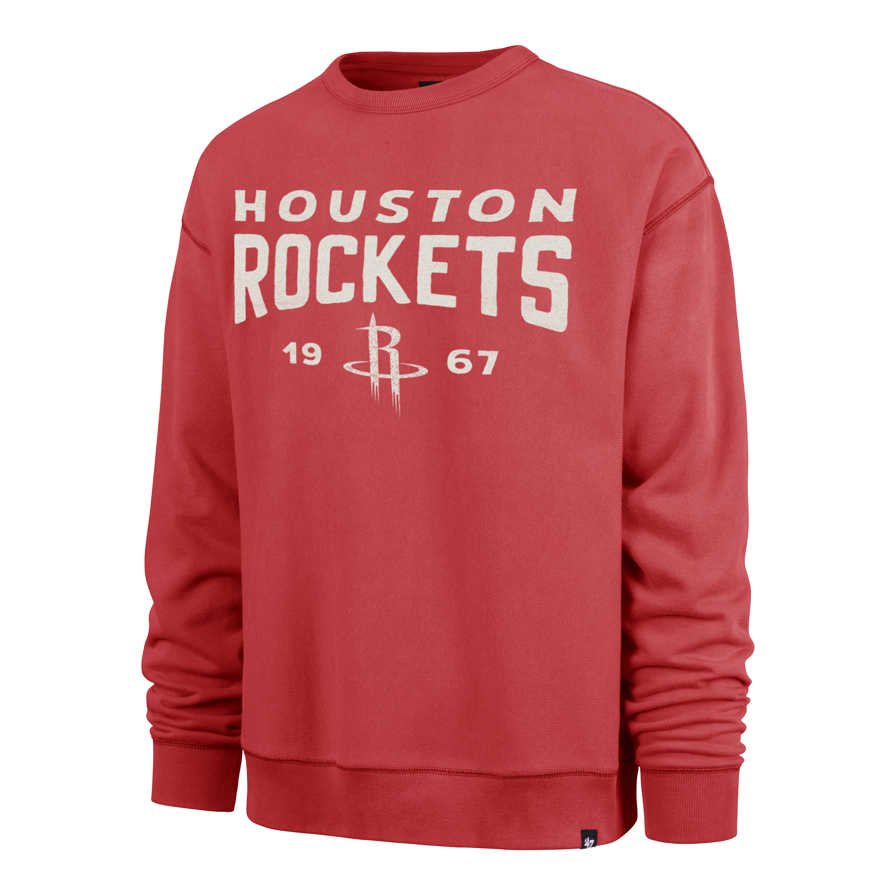 Men's Houston Rockets '47 Dusted Windsor River Crewneck Sweatshirt