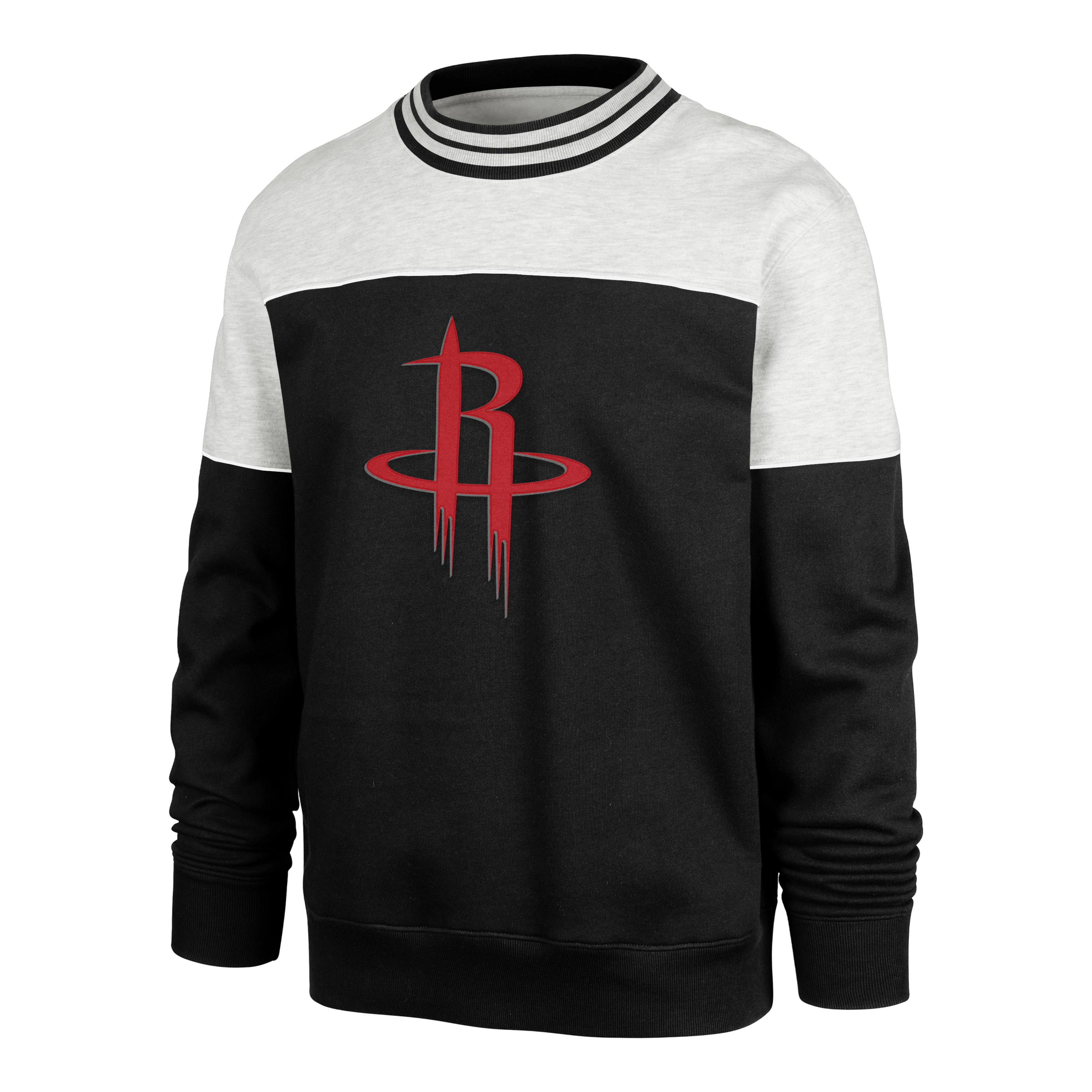 Men's Houston Rockets '47 Satin Lock Bryson Crewneck Sweatshirt