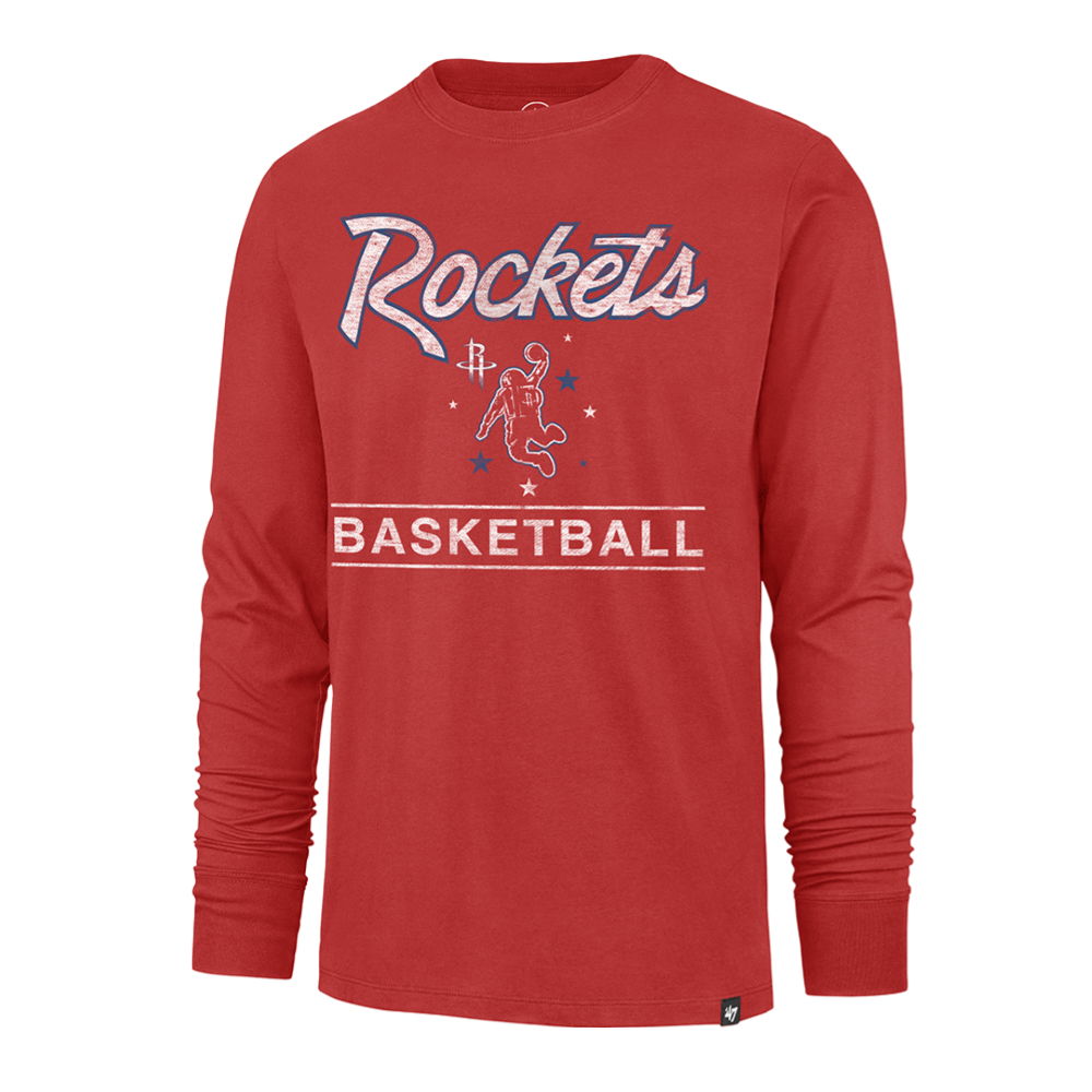 Men's Houston Rockets '47 Hometown Heroes City Edition Franklin Long-Sleeve T-Shirt