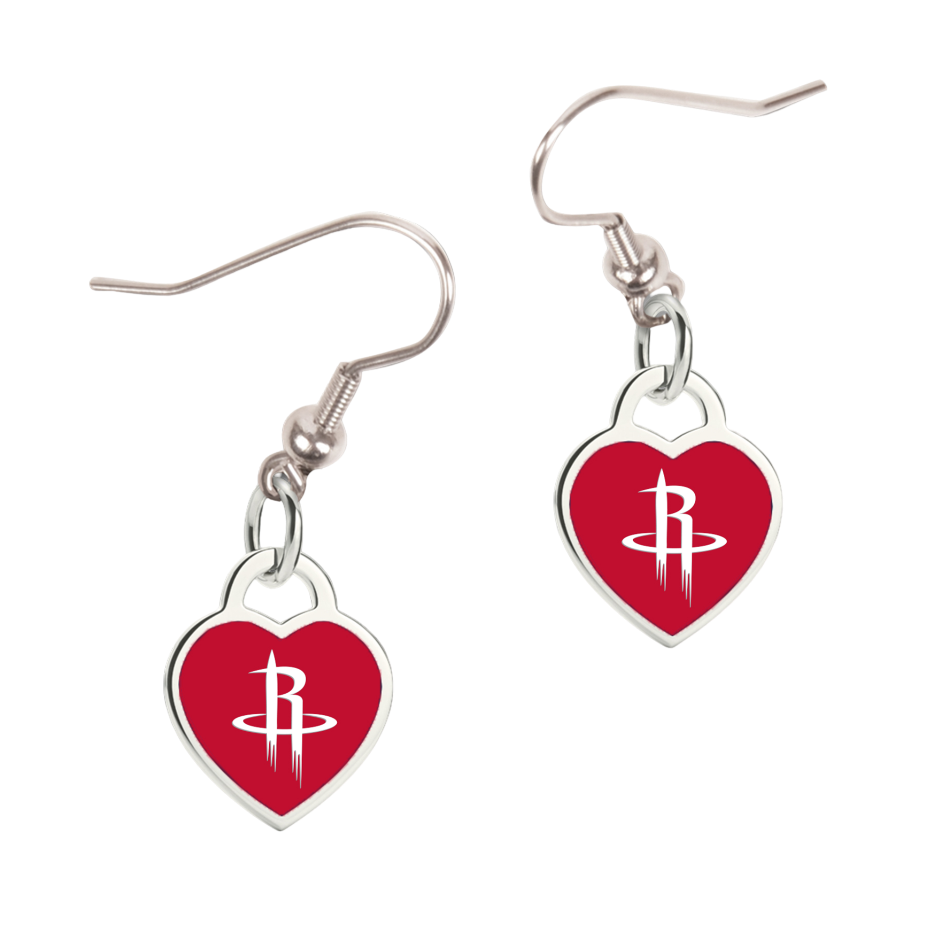 Houston Rockets Wincraft Heart Logo Post Earrings