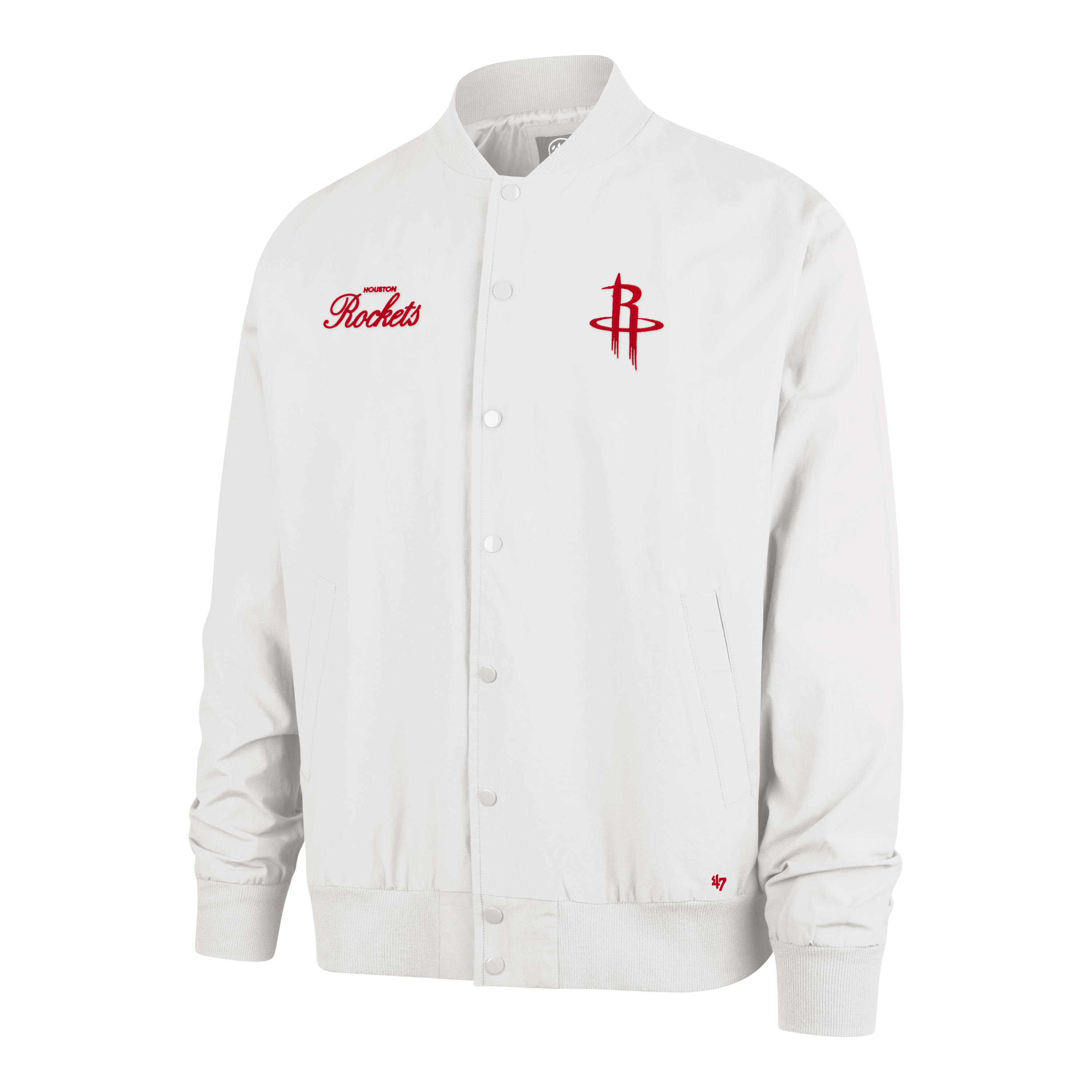 Men's Houston Rockets '47 Euro Step Twill Bomber Jacket