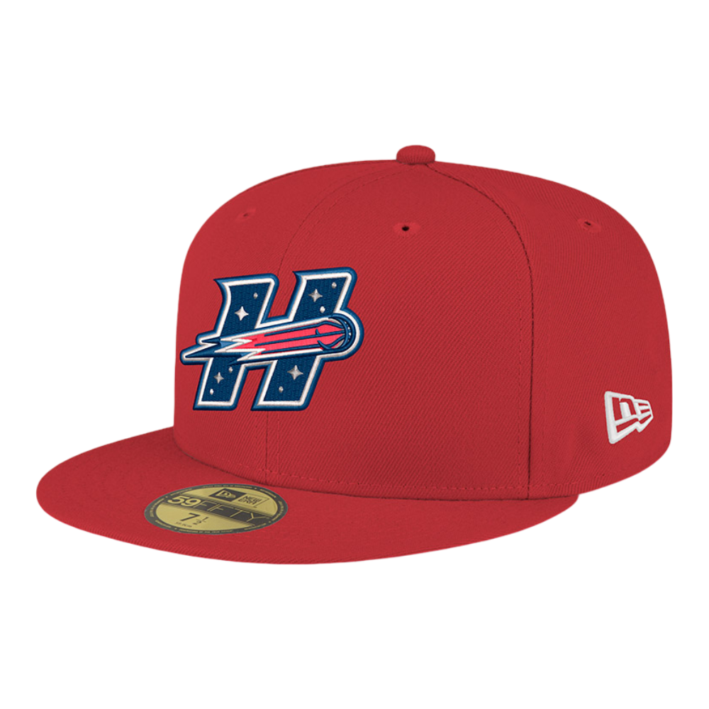 Adult Houston Comets New Era 59FIFTY Fitted Cap-1