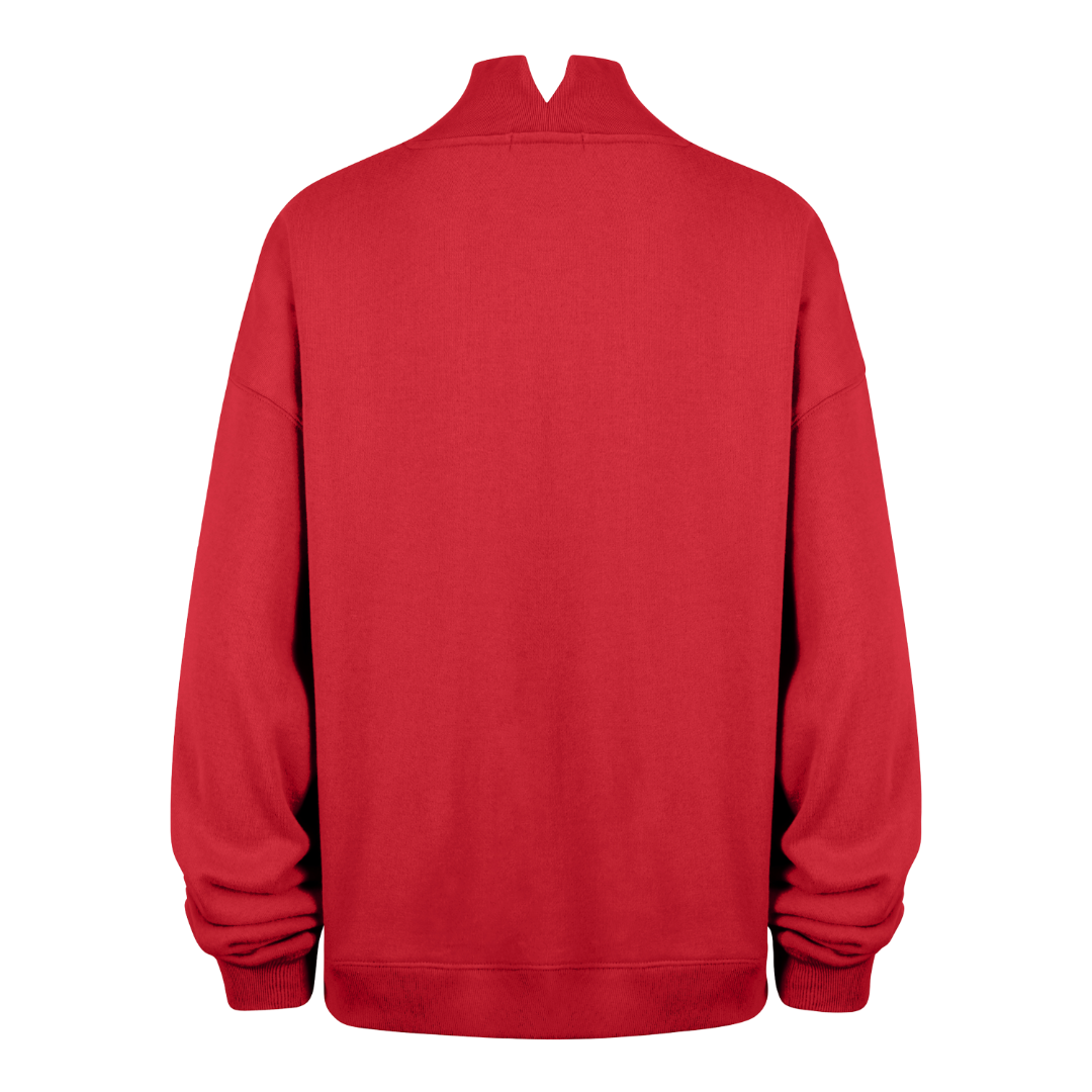 Women's Houston Rockets '47 Vantage Mock Neck Sweatshirt-2