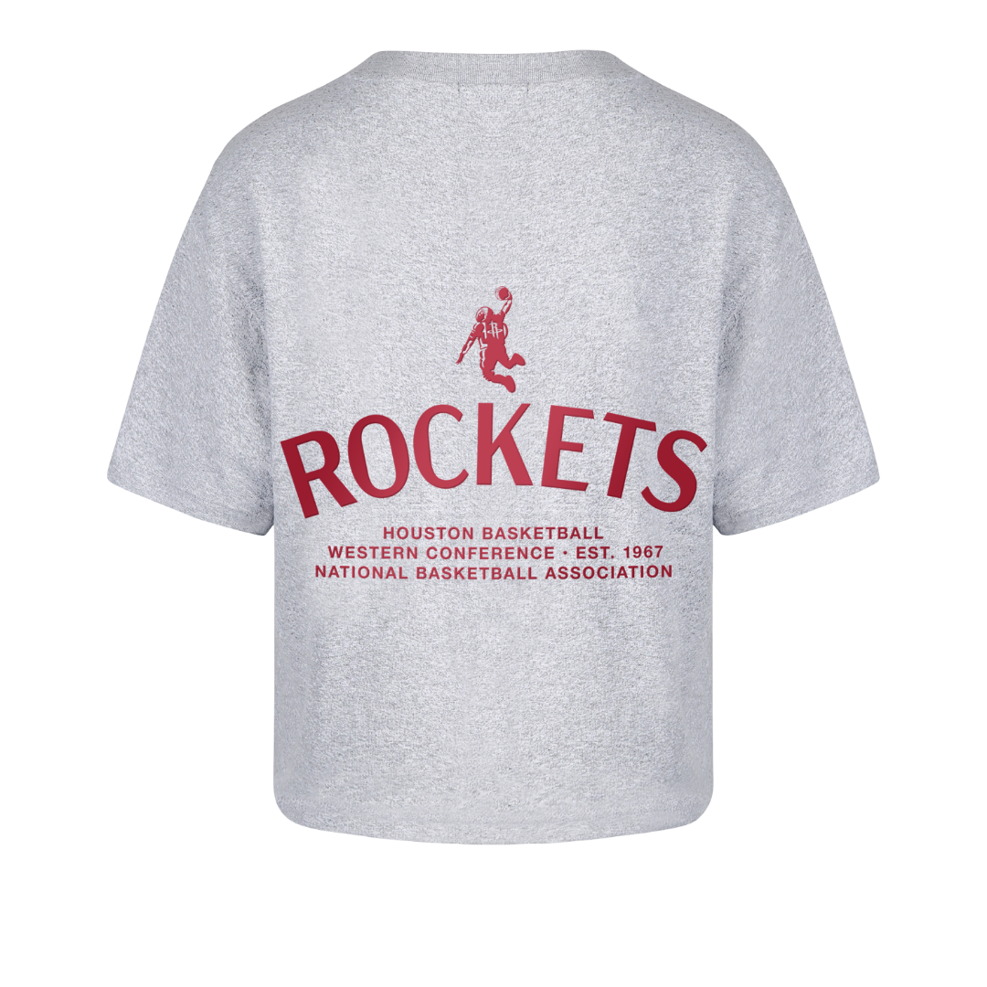 Women's Houston Rockets '47 Hadrian Foundation Crop T-Shirt-2