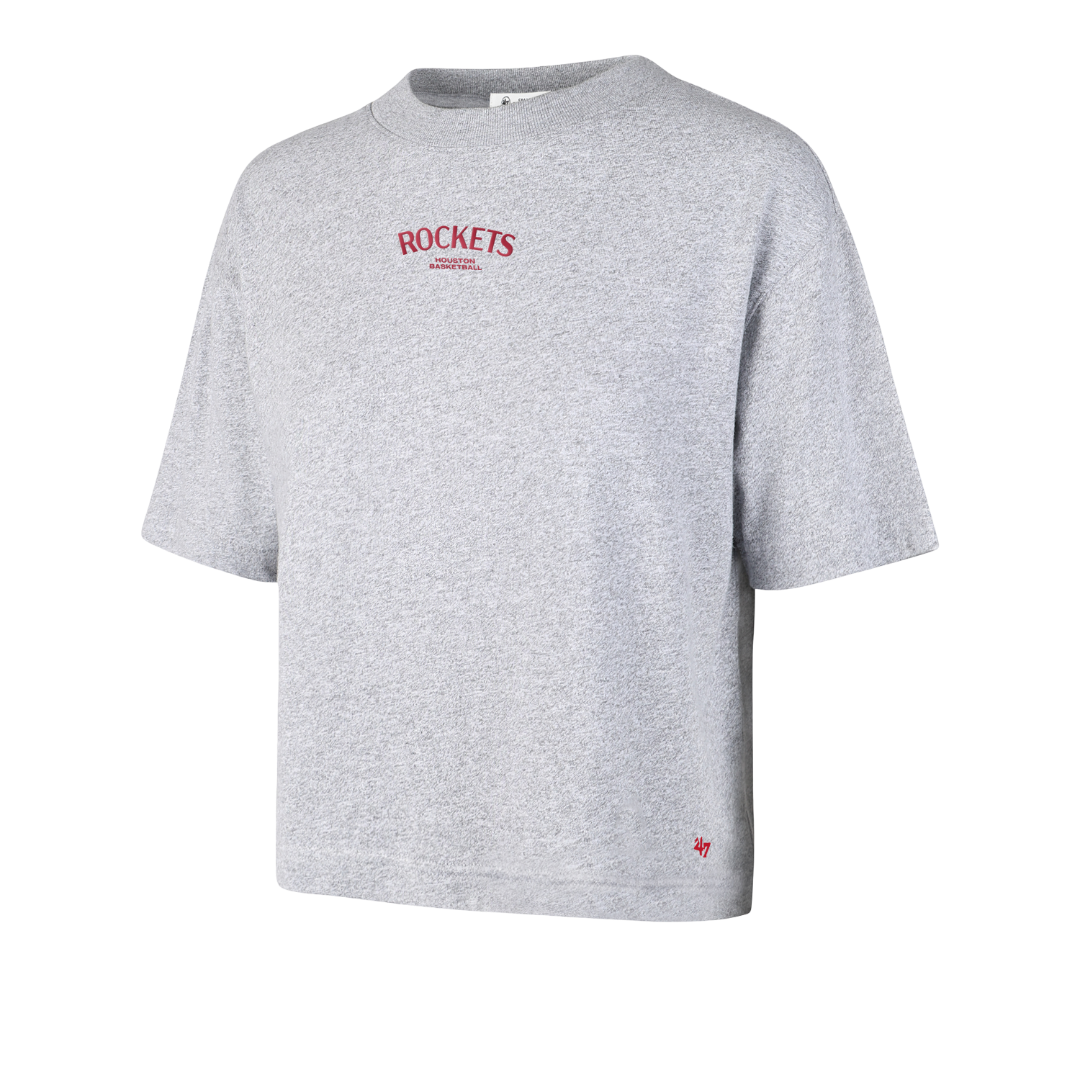 Women's Houston Rockets '47 Hadrian Foundation Crop T-Shirt-1