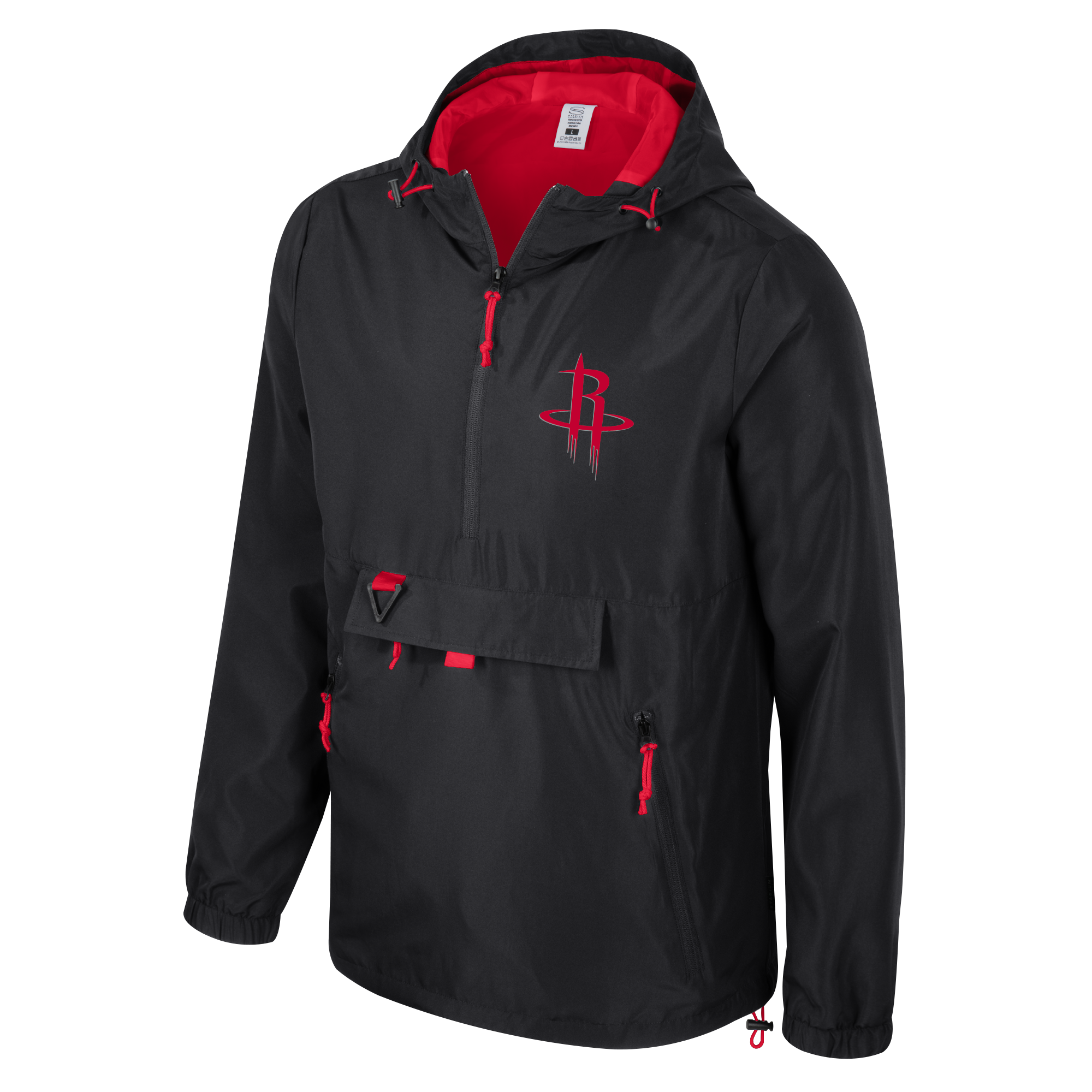 Men's Houston Rockets Stadium Essentials Compete 1/4 Zip Jacket