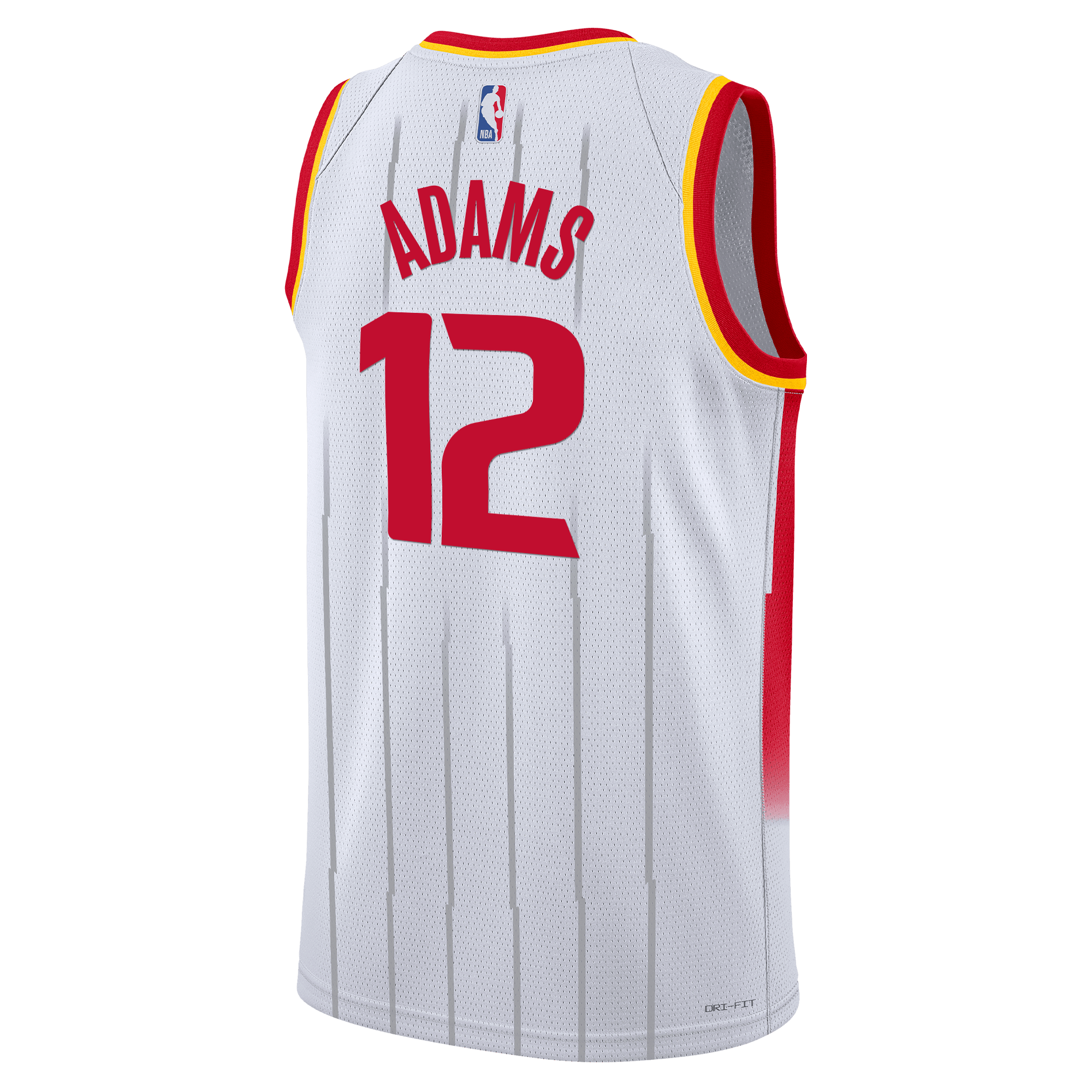 Men's Houston Rockets Steven Adams Nike Association Swingman Jersey-2