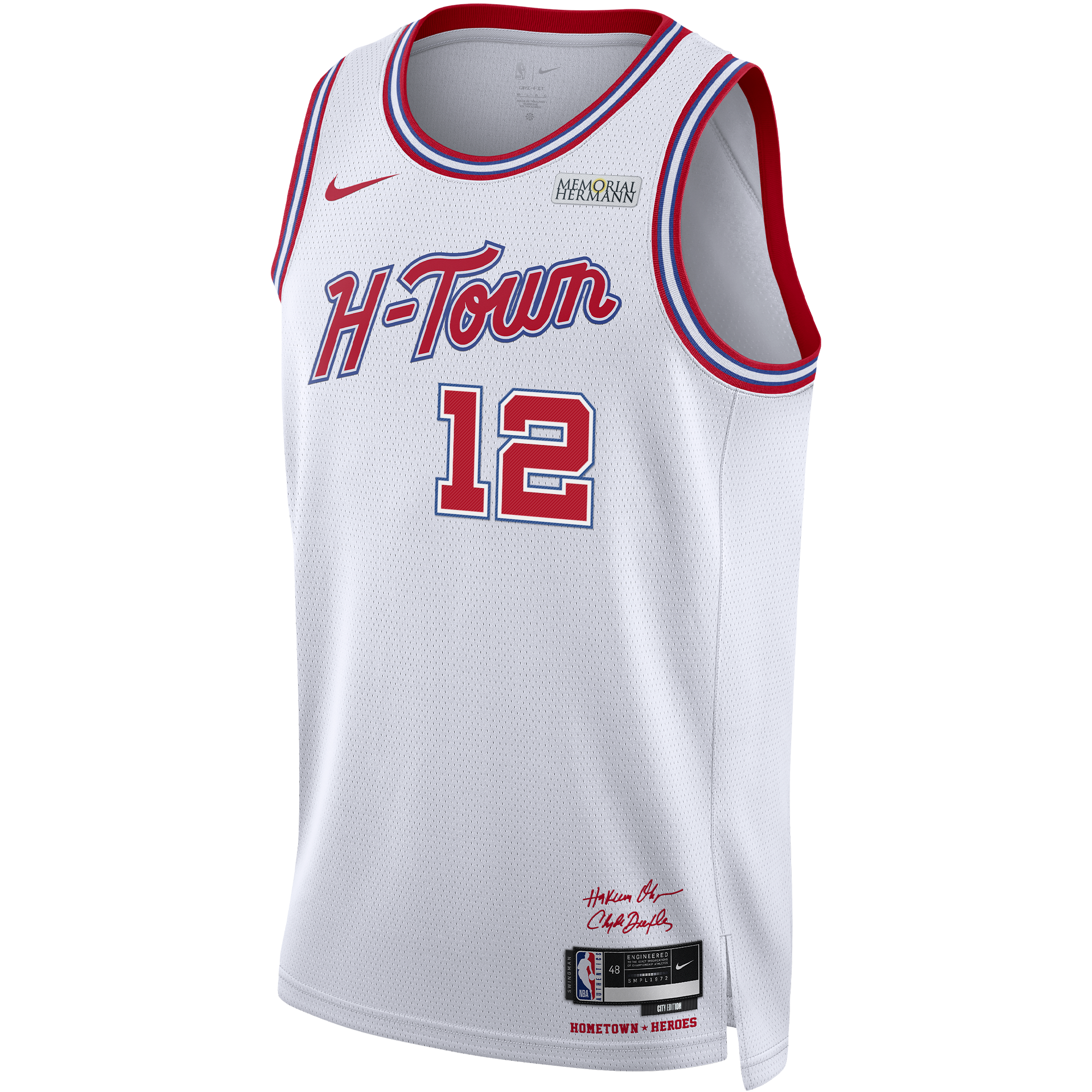 Men's Houston Rockets Nike Steven Adams City Edition Swingman Jersey