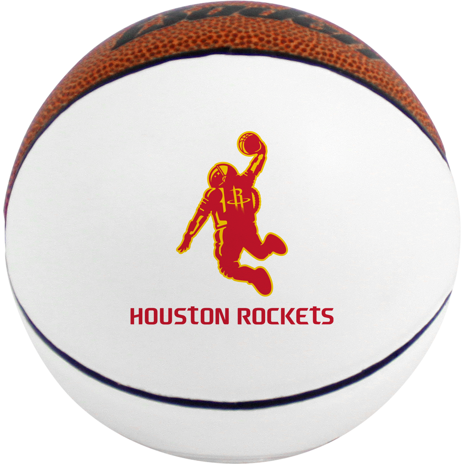 Houston Rockets Baden Dunkstronaut Mini Autograph Basketball
