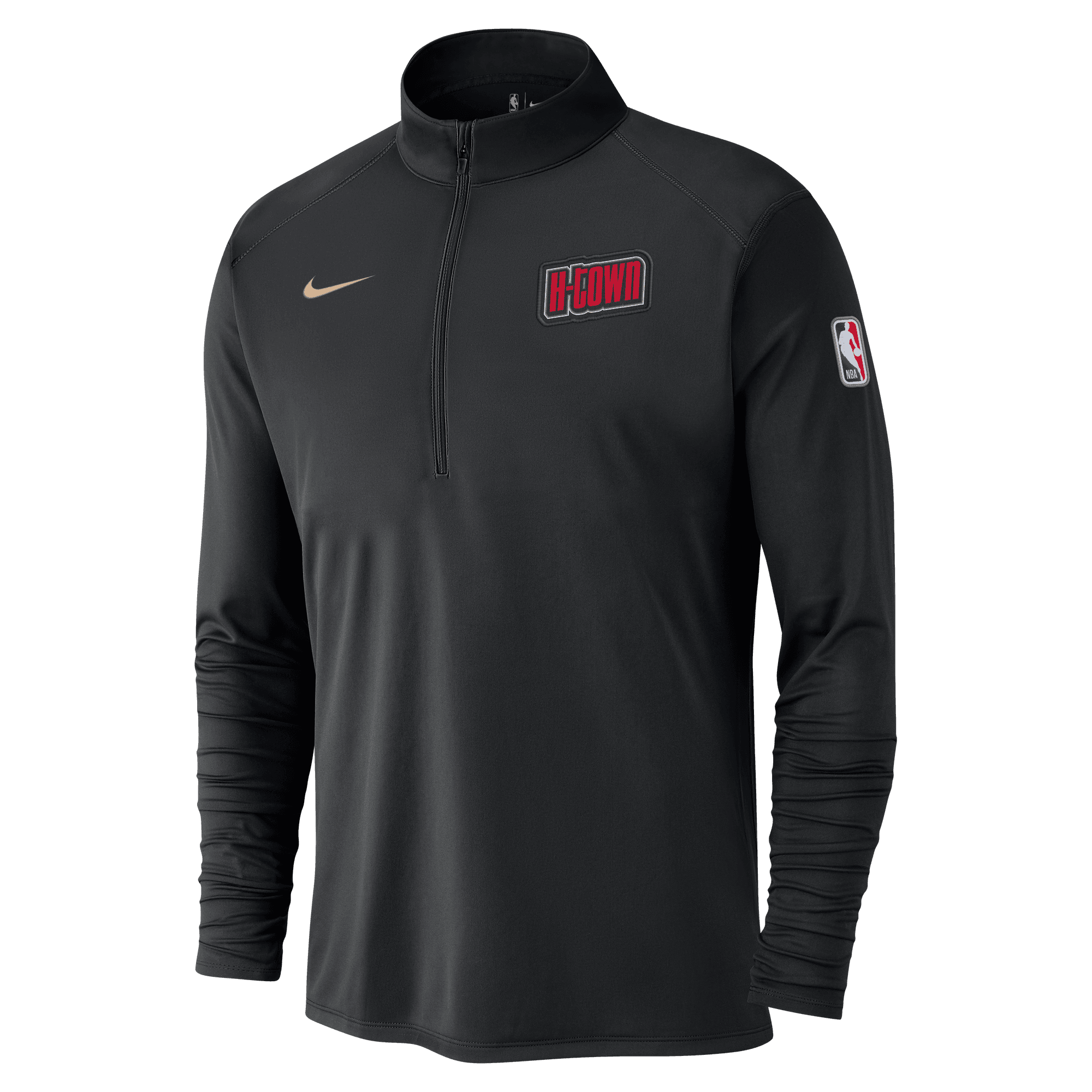 Men's Houston Rockets Nike City Edition On-Court 1/4 Zip Pullover