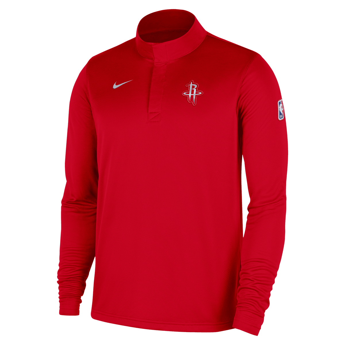 Men's Houston Rockets Nike Dri-FIT 1/4-Zip Jacket (Red)-1