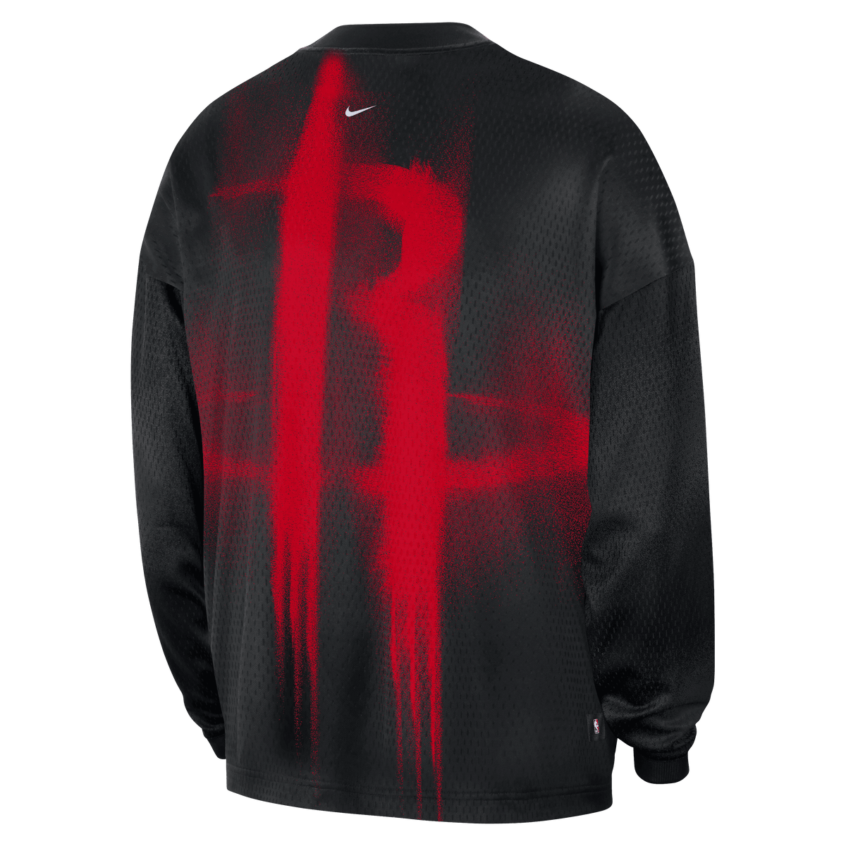 Men's Houston Rockets Nike Pre-Game Dri-FIT Long-Sleeve T-Shirt