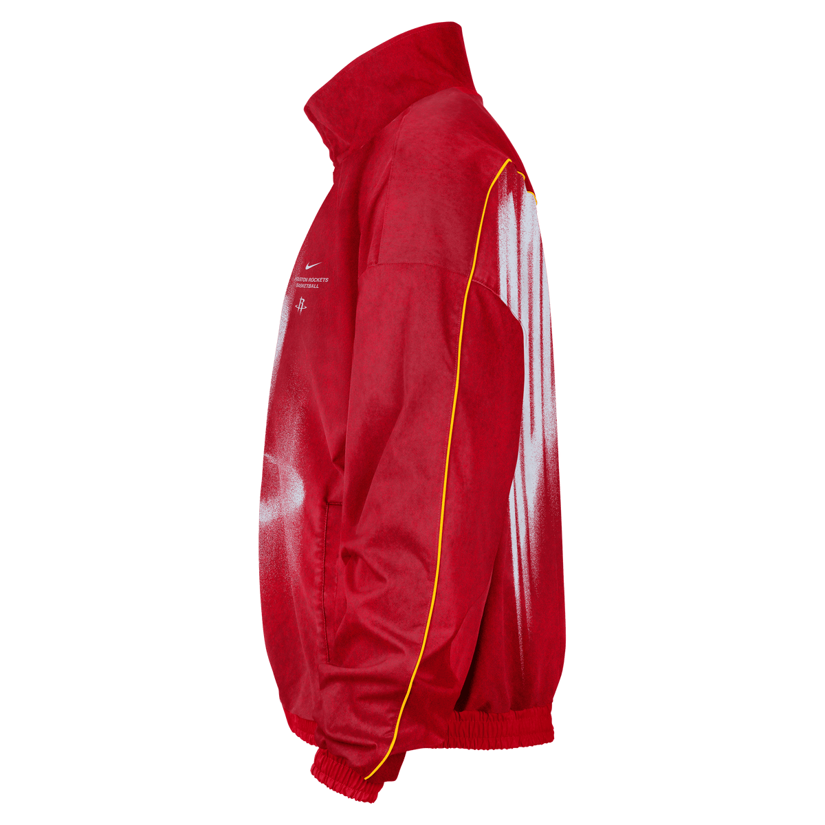 Men's Houston Rockets Nike Game Theater Loud Standard Issue Jacket-3