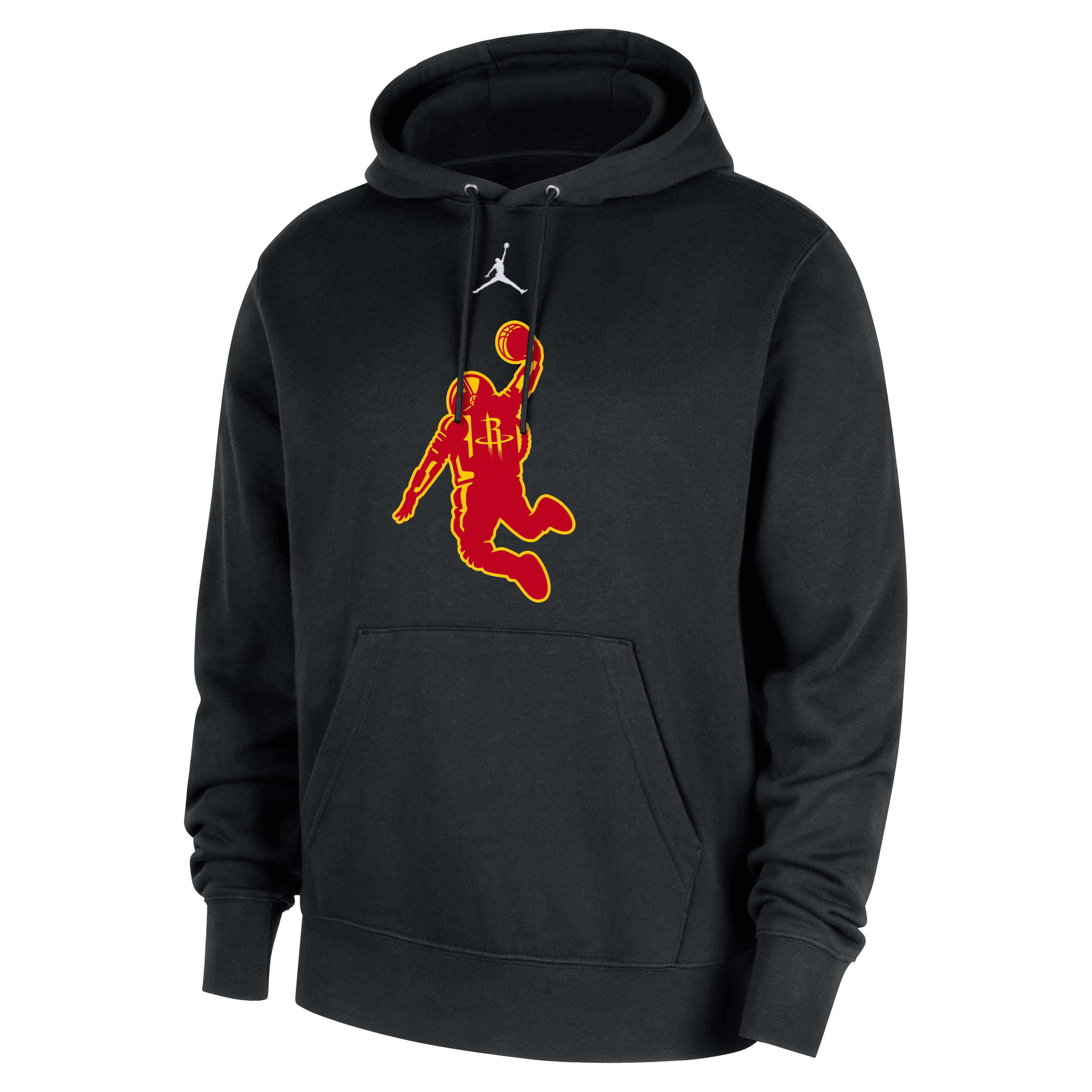 Men's Houston Rockets Jordan Brand Club Fleece Hoodie-1