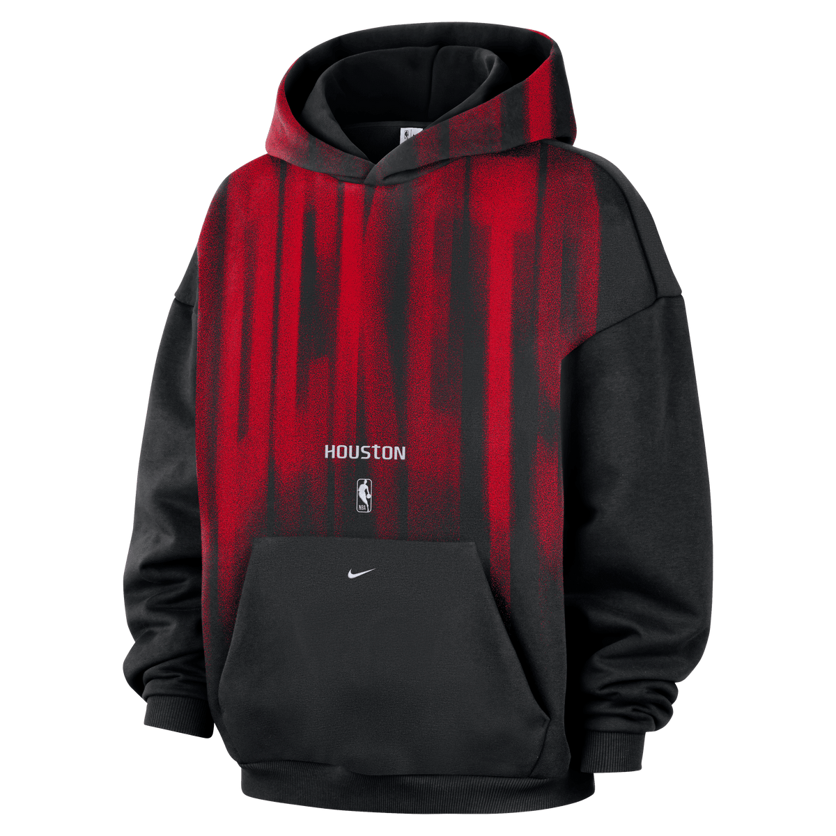 Men's Houston Rockets Nike Therma-FIT Game Theater Team Standard Issue Hoodie