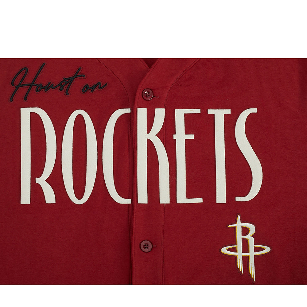 Men's Houston Rockets Pro Standard Button Down Hoodie