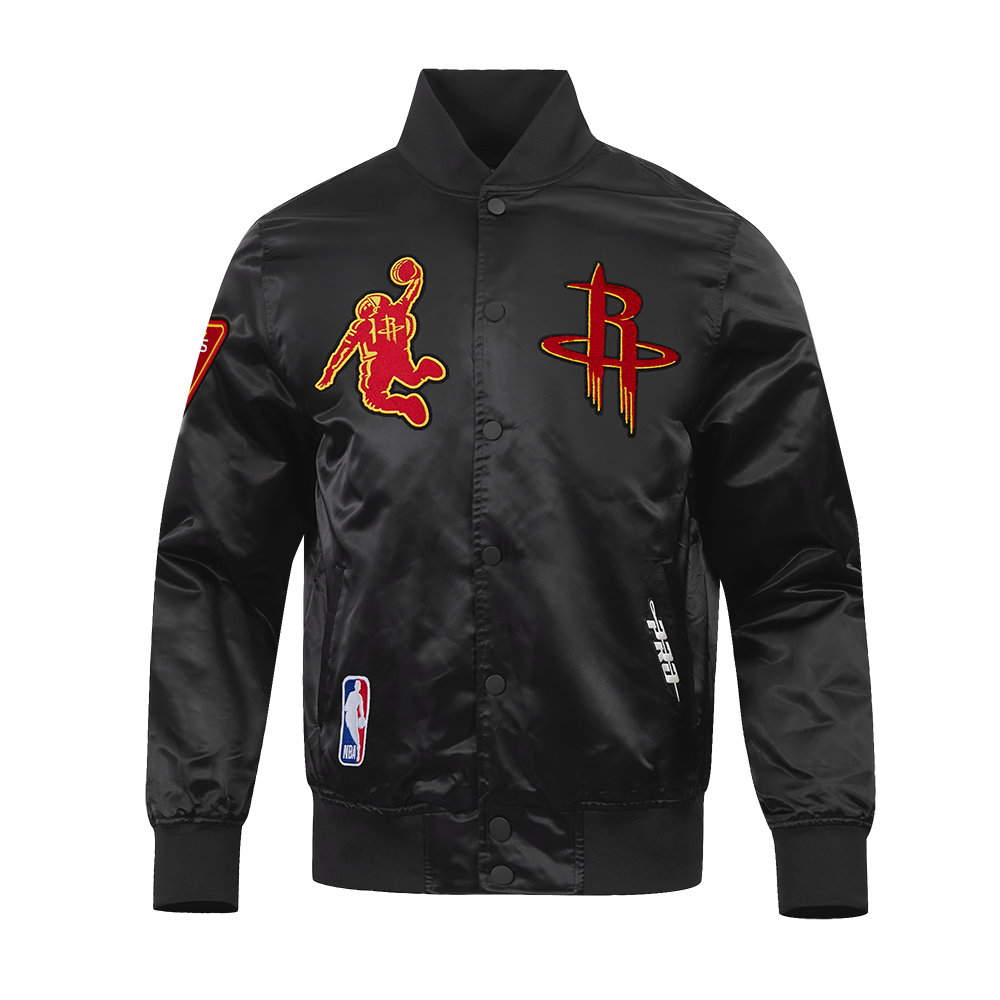 Men's Houston Rockets Pro Standard Satin Jacket (Black)