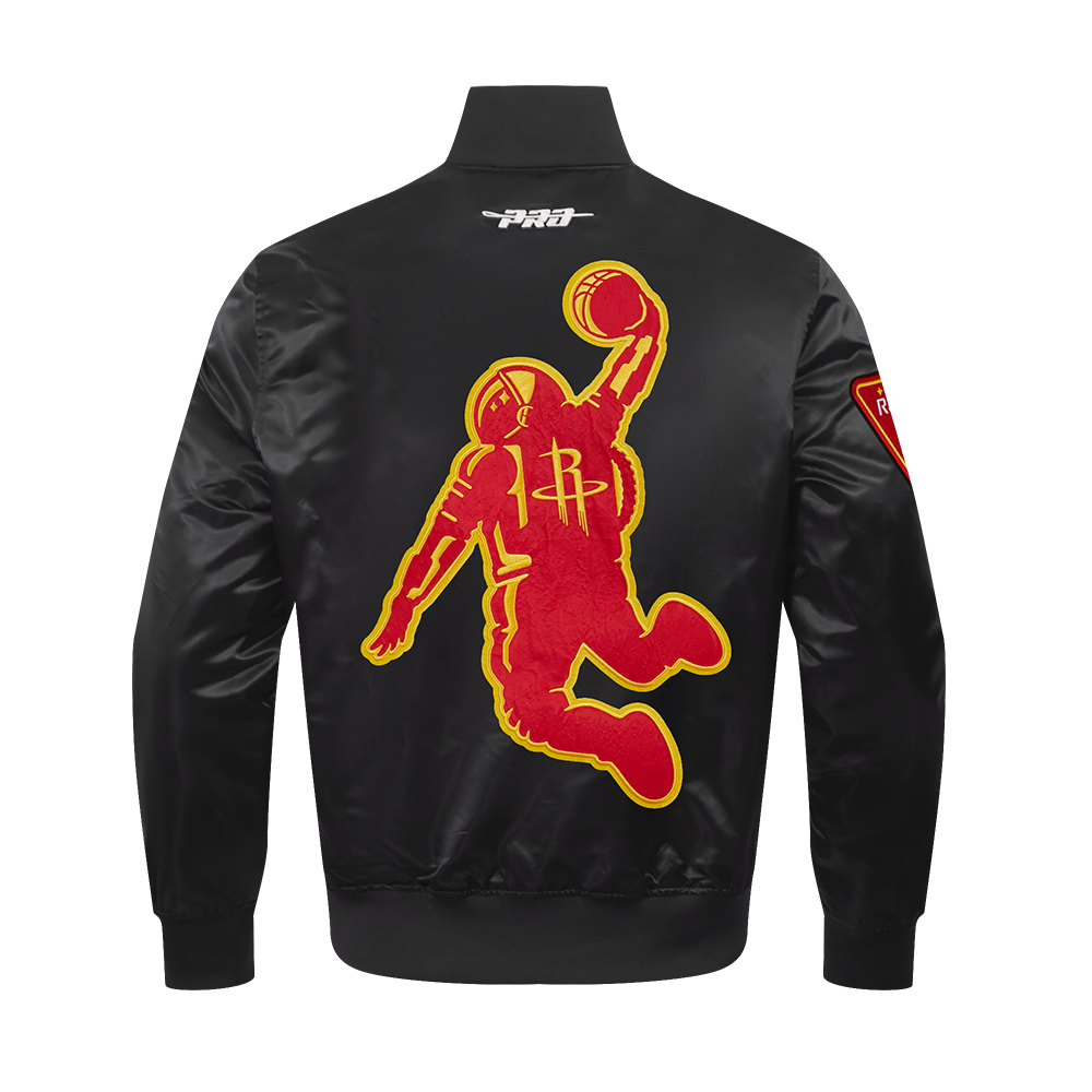 Men's Houston Rockets Pro Standard Satin Jacket (Black)