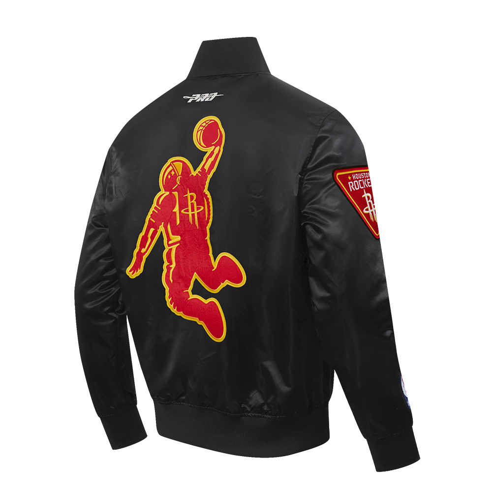 Men's Houston Rockets Pro Standard Satin Jacket (Black)