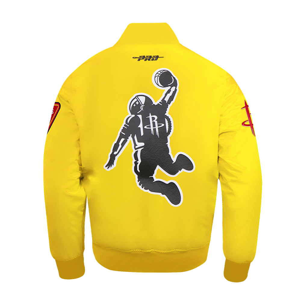 Men's Houston Rockets Pro Standard Satin Jacket (Yellow)