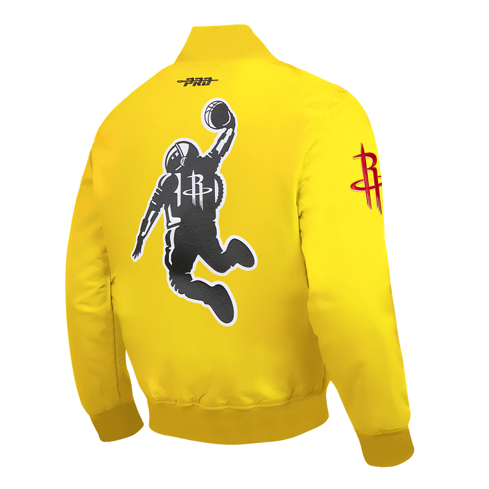 Men's Houston Rockets Pro Standard Satin Jacket (Yellow)