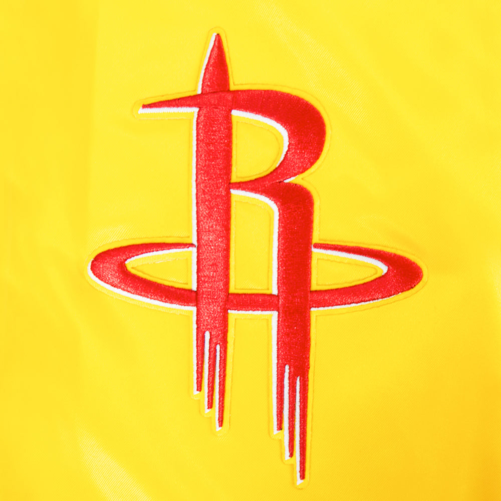 Men's Houston Rockets Pro Standard Satin Jacket (Yellow)