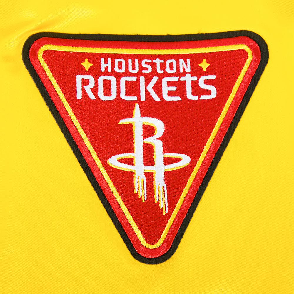 Men's Houston Rockets Pro Standard Satin Jacket (Yellow)