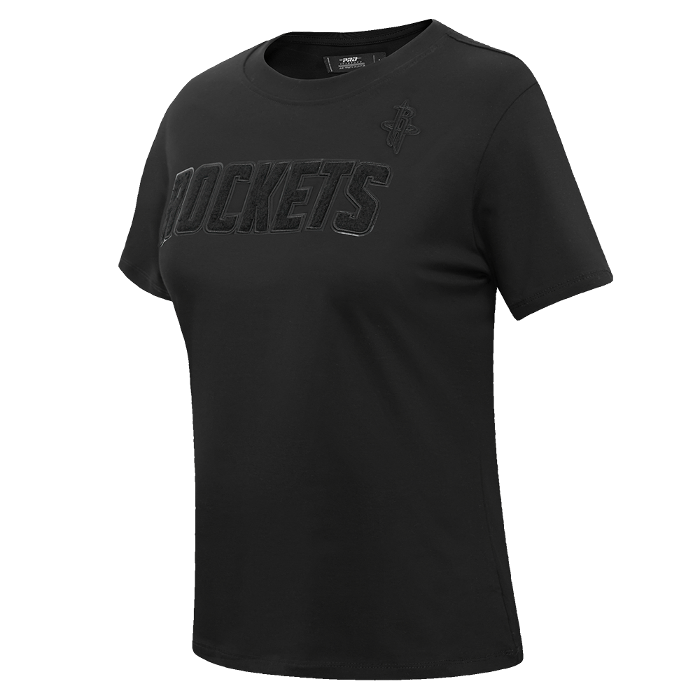 Women's Houston Rockets Pro Standard Triple Black Slim Fit T-Shirt