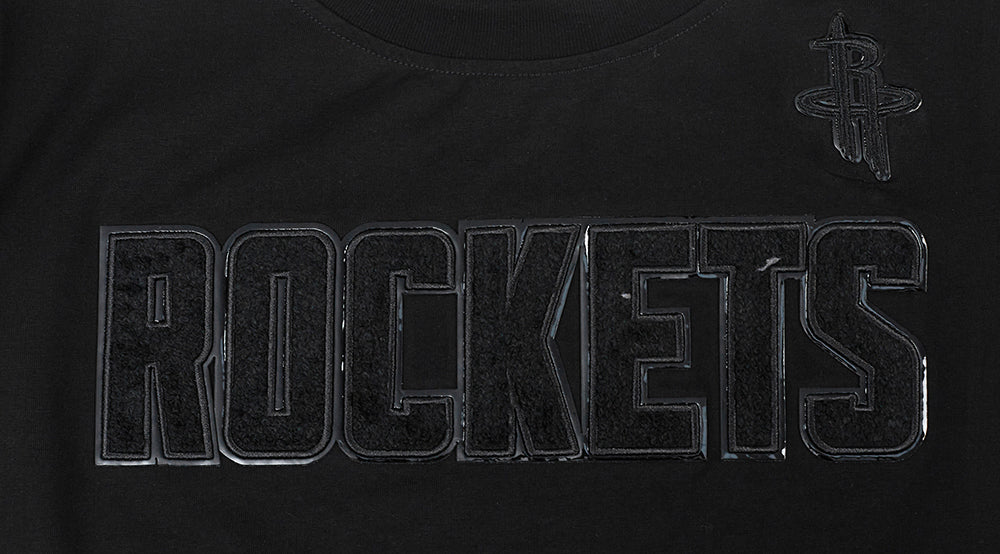 Women's Houston Rockets Pro Standard Triple Black Slim Fit T-Shirt